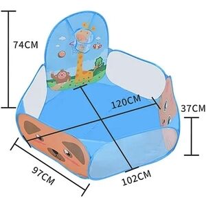 Blue Animal Play Pool for Kids